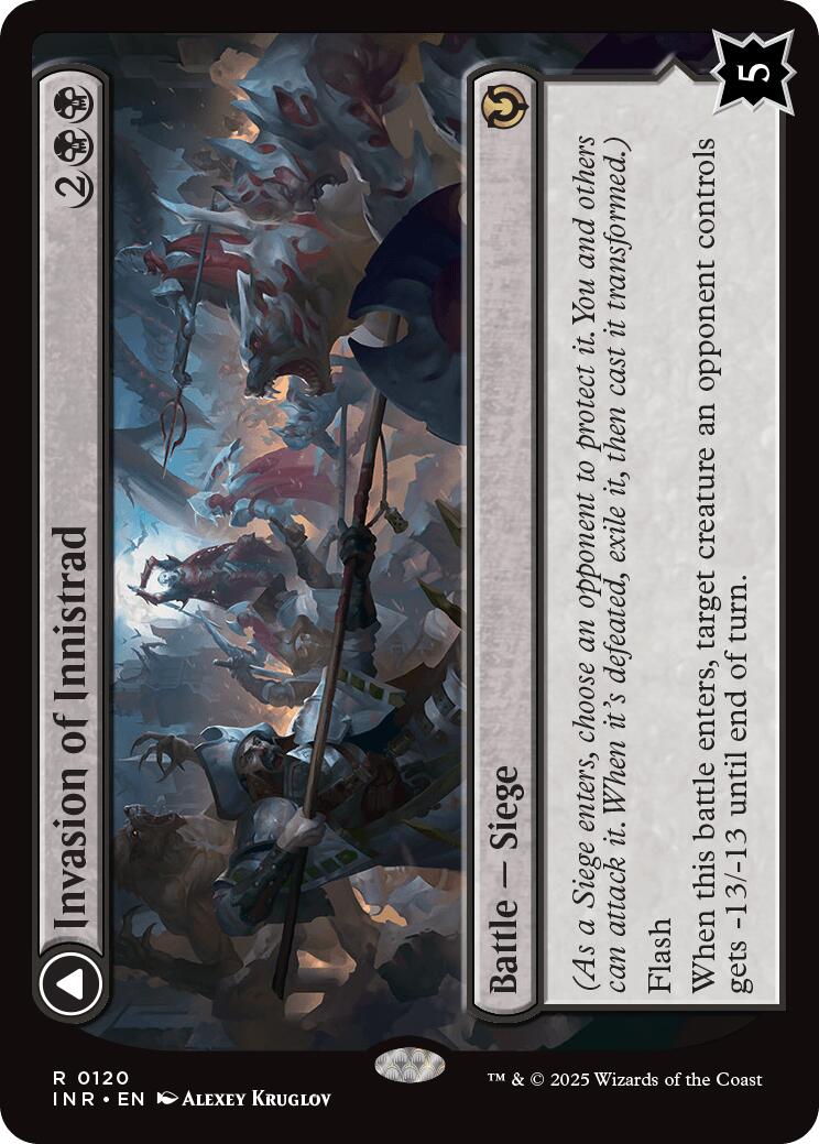 Invasion of Innistrad // Deluge of the Dead (INR-120) [Innistrad Remastered]: (enchantment) Foil