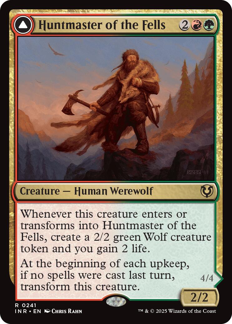 Huntmaster of the Fells // Ravager of the Fells (INR-241) [Innistrad Remastered] Foil