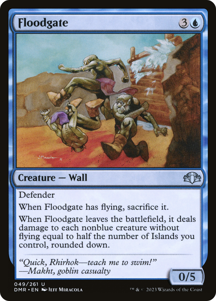 Floodgate (DMR-049) [Dominaria Remastered] Foil