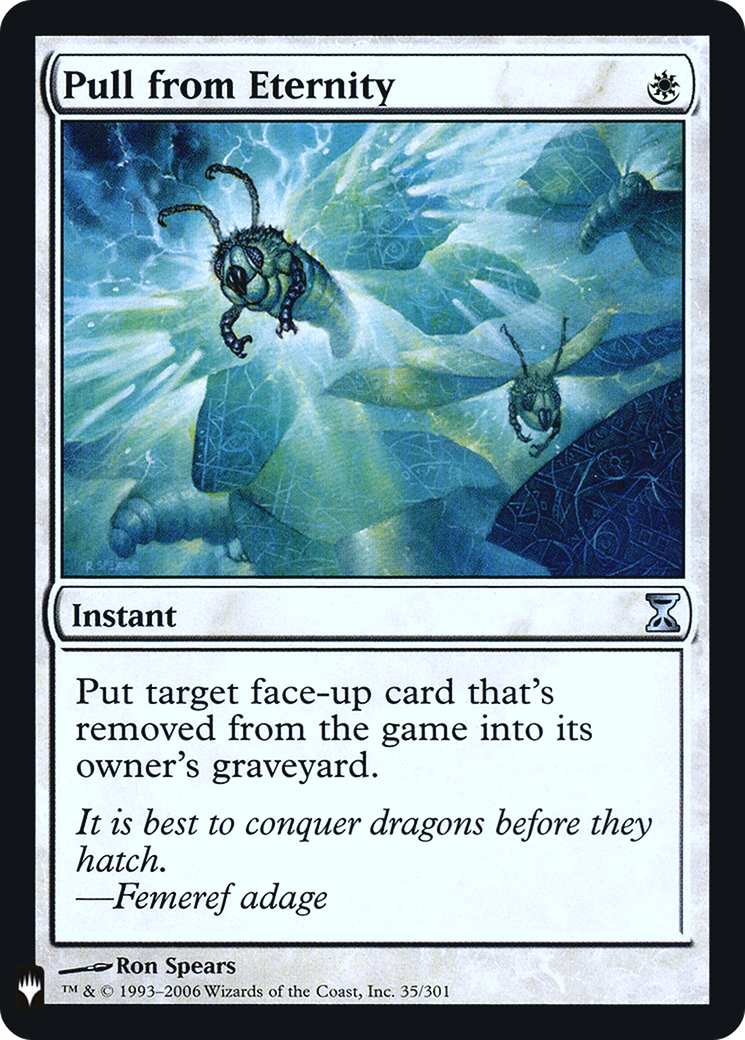 Pull from Eternity (LIST-TSP-35) [The List] Foil