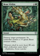 Beast Within (BLC-206) [Bloomburrow Commander]