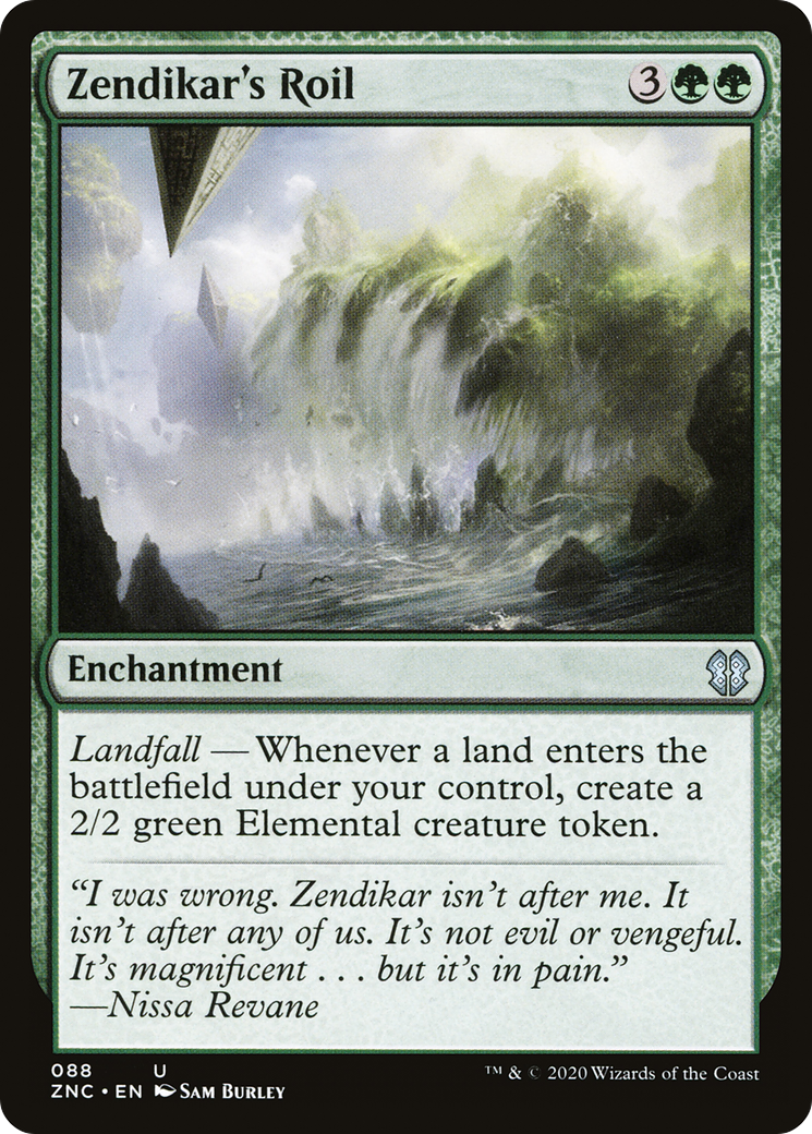 Zendikar's Roil (ZNC-088) [Zendikar Rising Commander]