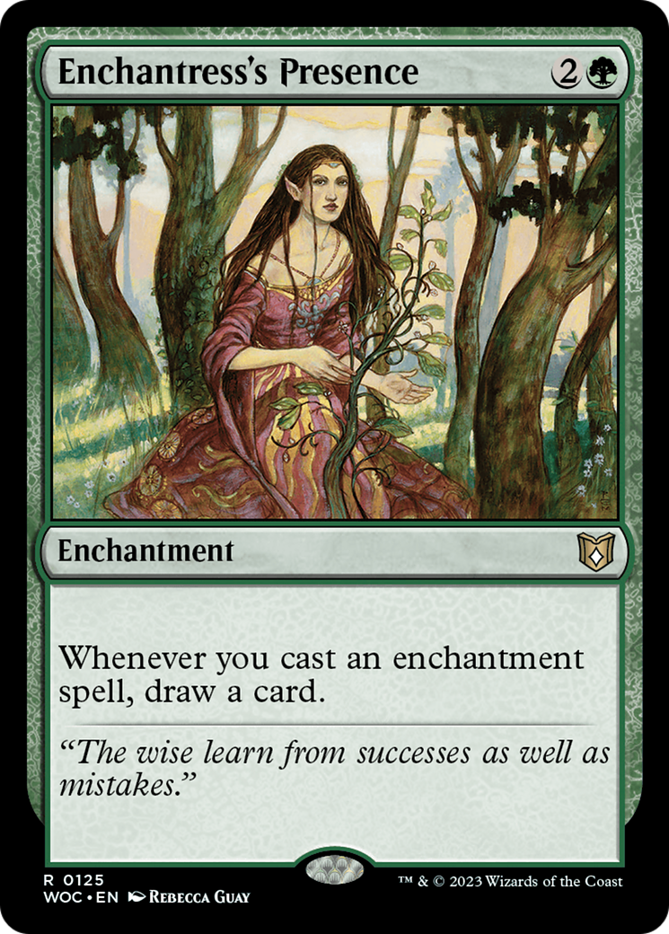 Enchantress's Presence (WOC-125) [Wilds of Eldraine Commander]