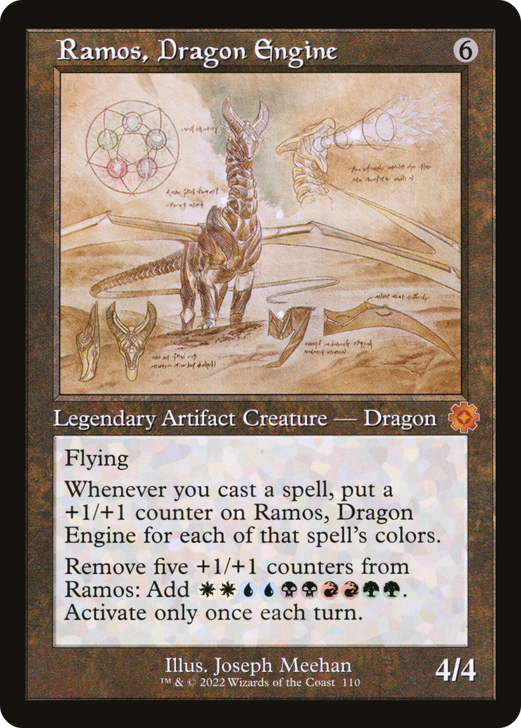 Ramos, Dragon Engine (Schematic) (BRR-110) [The Brothers' War Retro Artifacts]