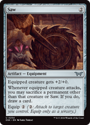 Saw (DSK-254) [Duskmourn: House of Horror] Foil