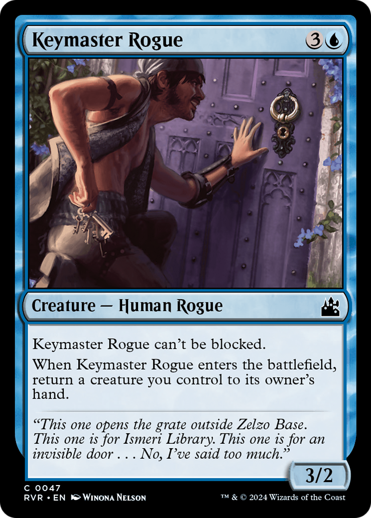 Keymaster Rogue (RVR-047) [Ravnica Remastered] Foil
