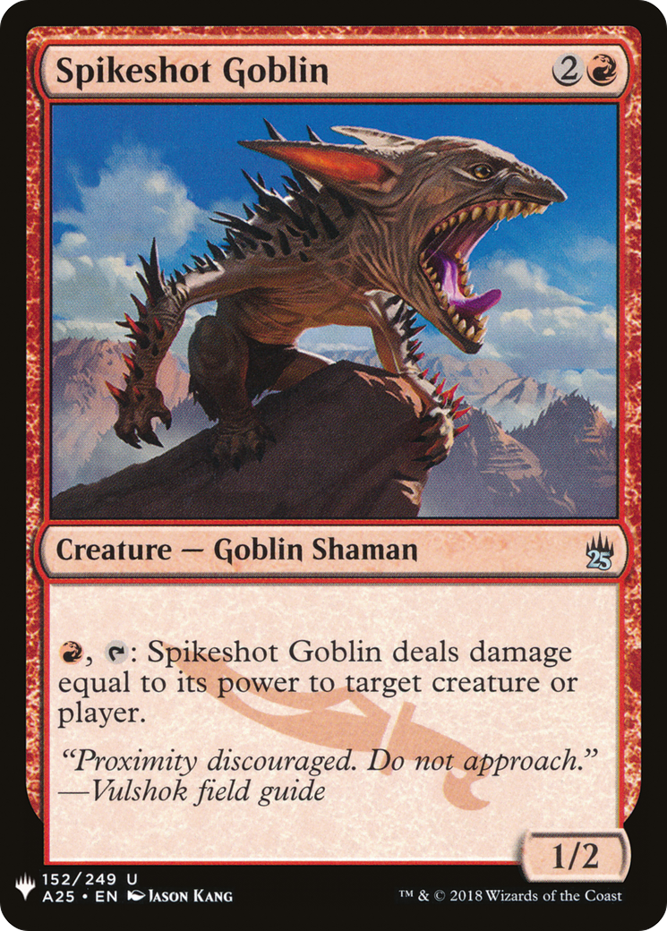 Spikeshot Goblin (LIST-A25-152) [The List]