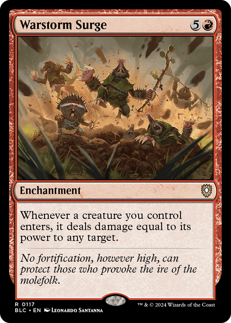 Warstorm Surge (BLC-117) [Bloomburrow Commander]
