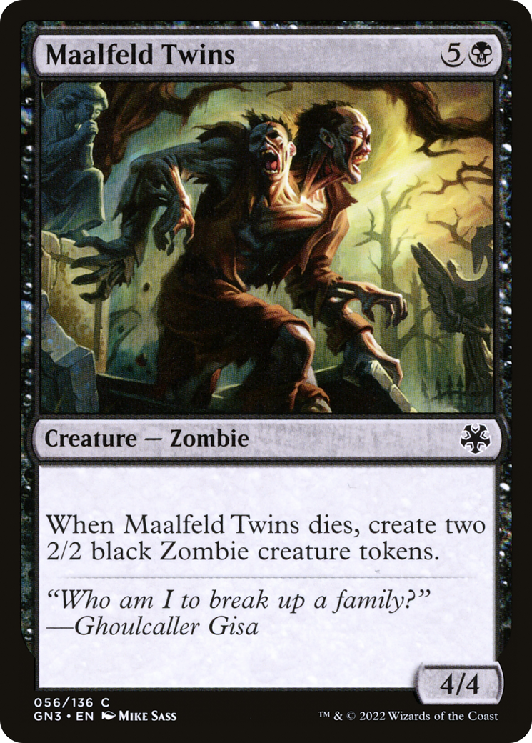Maalfeld Twins (GN3-056) [Game Night: Free-for-All]