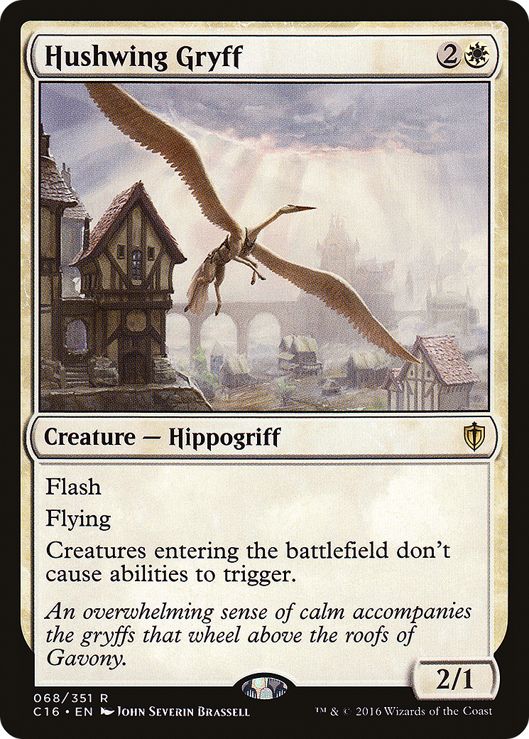 Hushwing Gryff (C16-068) [Commander 2016]