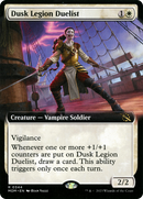Dusk Legion Duelist (MOM-344) [March of the Machine]: (Extended Art)