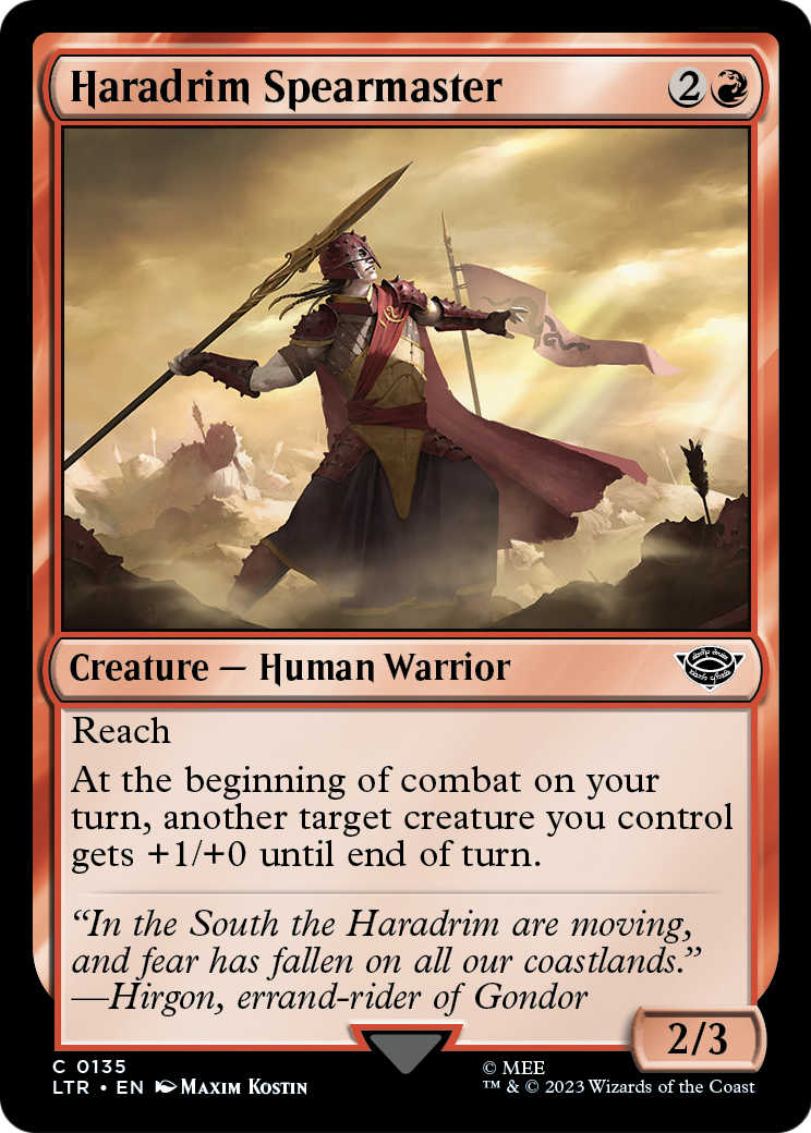 Haradrim Spearmaster (LTR-135) [The Lord of the Rings: Tales of Middle-earth]