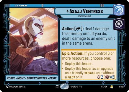 Asajj Ventress - I Work Alone (001/262) [Jump to Lightspeed]