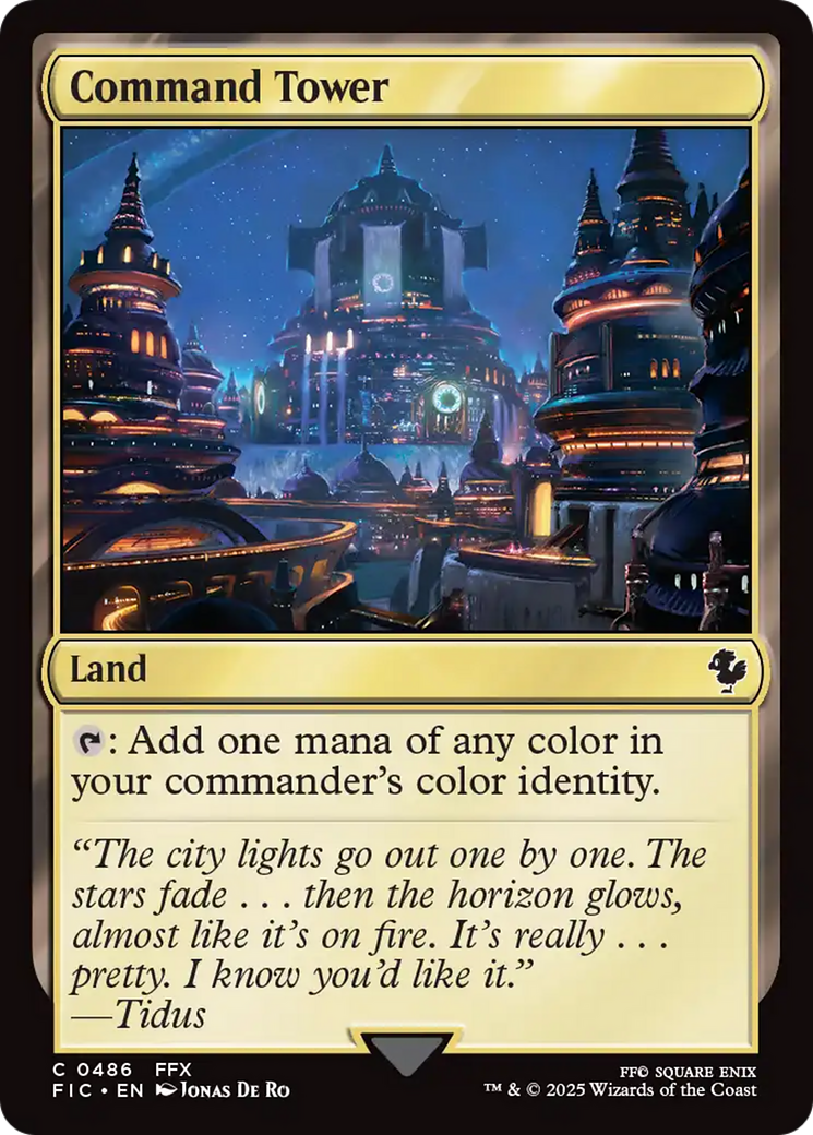 Command Tower (0486) (FIC-486) [Commander: FINAL FANTASY]