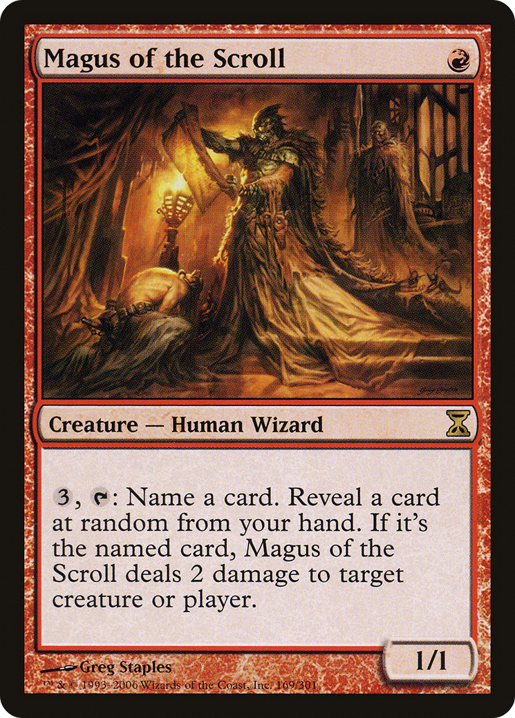 Magus of the Scroll (TSP-169) [Time Spiral] Foil