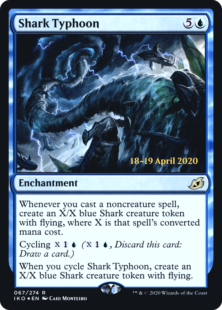 Shark Typhoon (PRE-67S) [Ikoria: Lair of Behemoths Promos] Foil