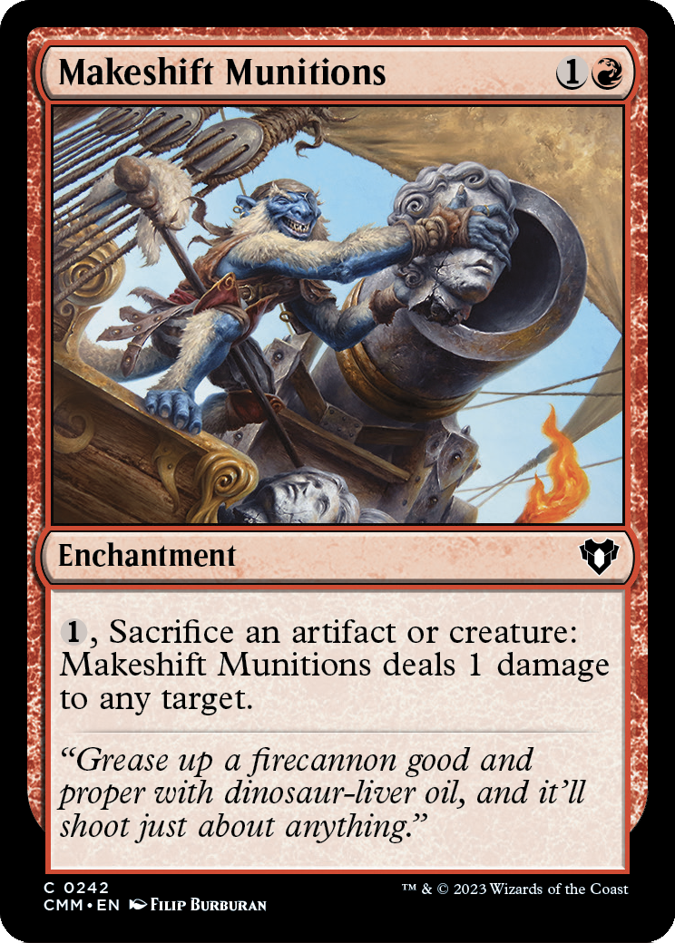 Makeshift Munitions (CMM-242) [Commander Masters]