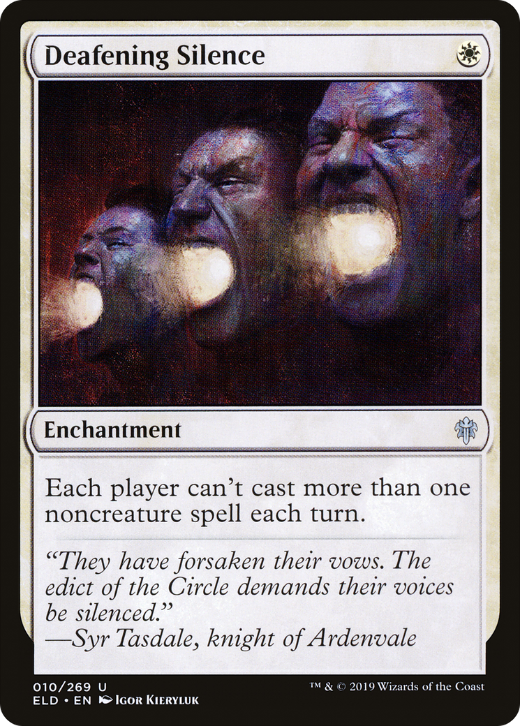 Deafening Silence (ELD-010) [Throne of Eldraine] Foil