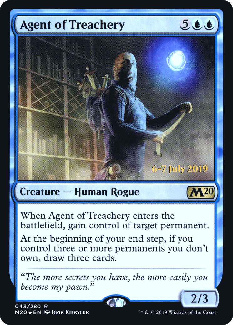 Agent of Treachery (PRE-43S) [Core Set 2020 Promos] Foil