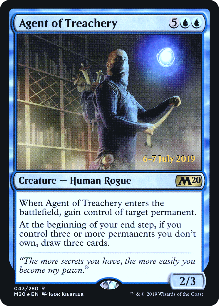 Agent of Treachery (PRE-43S) [Core Set 2020 Promos] Foil