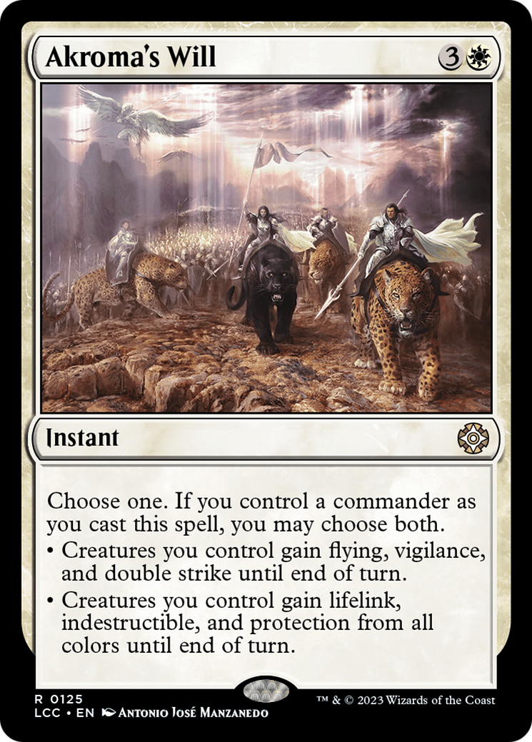 Akroma's Will (LCC-125) [The Lost Caverns of Ixalan Commander]