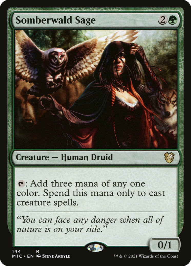 Somberwald Sage (MIC-144) [Midnight Hunt Commander]