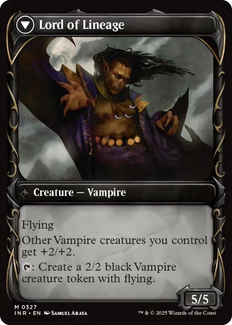 Bloodline Keeper // Lord of Lineage (INR-327) [Innistrad Remastered]: (Showcase)
