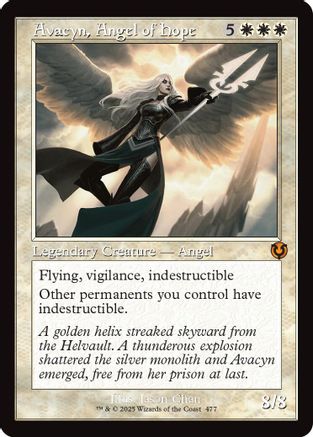 Avacyn, Angel of Hope (Retro Frame) (INR-477) [Innistrad Remastered] Foil