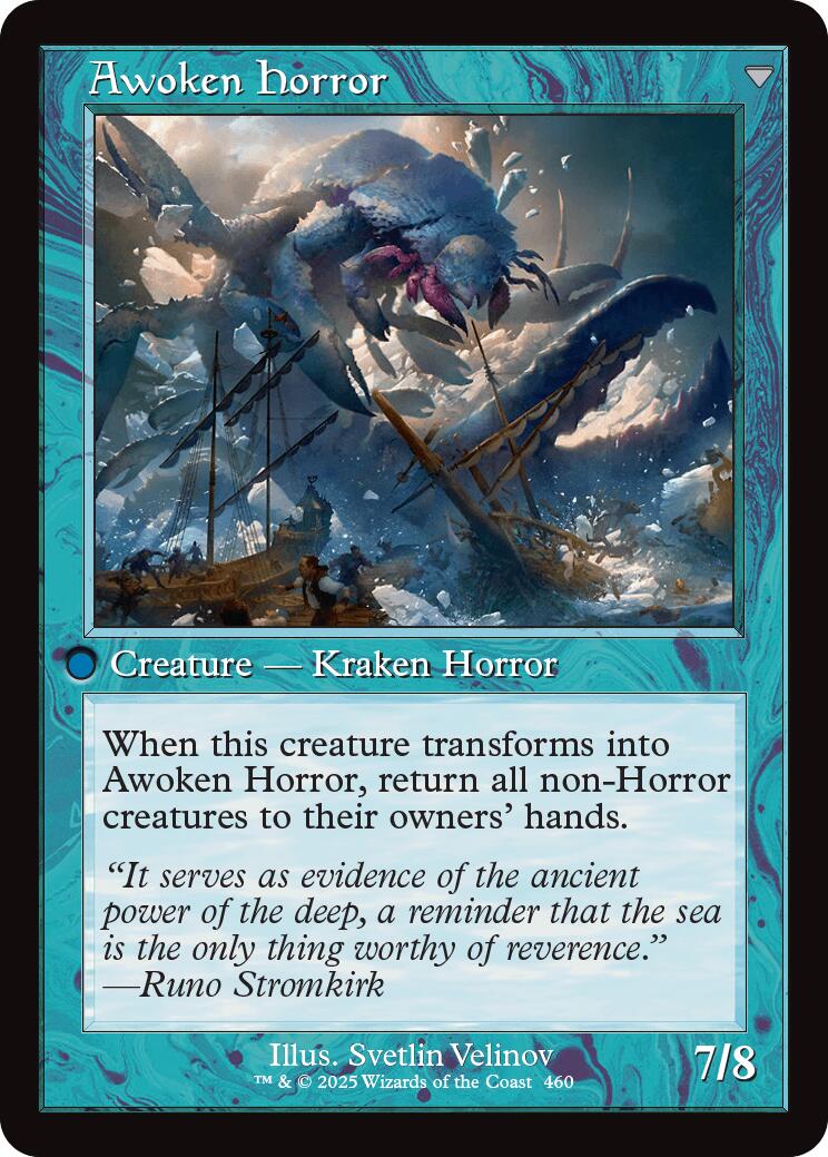 Thing in the Ice // Awoken Horror (INR-460) [Innistrad Remastered] Foil