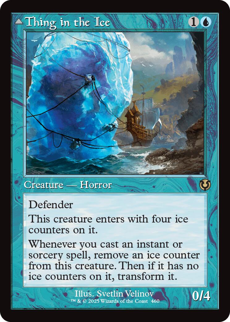 Thing in the Ice // Awoken Horror (INR-460) [Innistrad Remastered] Foil