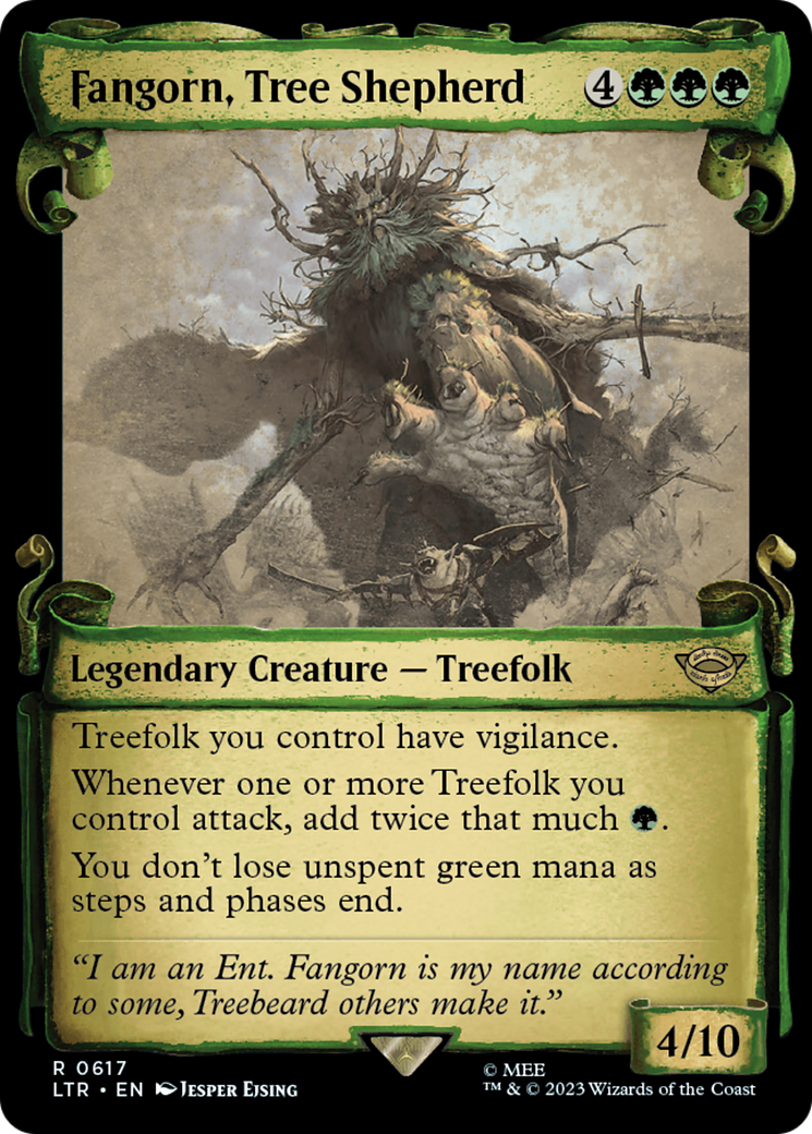 Fangorn, Tree Shepherd (Showcase Scrolls) (LTR-617) [The Lord of the Rings: Tales of Middle-earth]