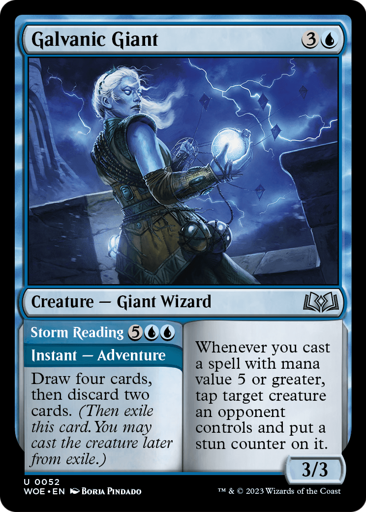Galvanic Giant (WOE-052) [Wilds of Eldraine] Foil
