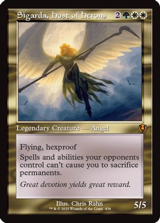 Sigarda, Host of Herons (Retro Frame) (INR-434) [Innistrad Remastered] Foil