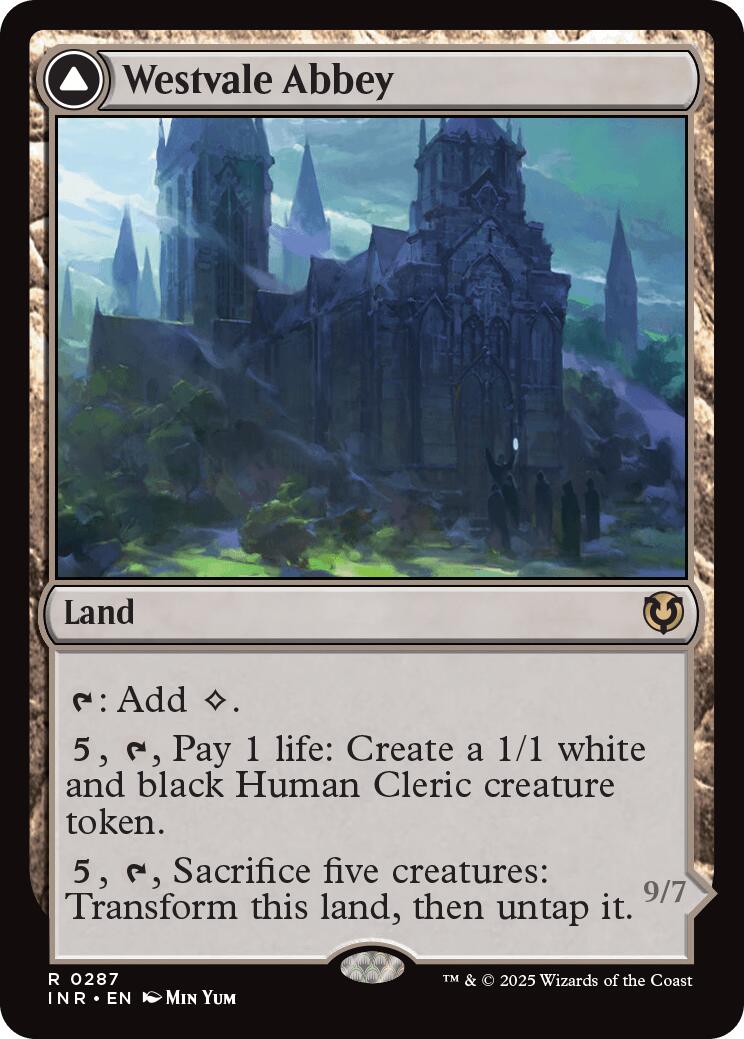 Westvale Abbey // Ormendahl, Profane Prince (INR-287) [Innistrad Remastered] Foil