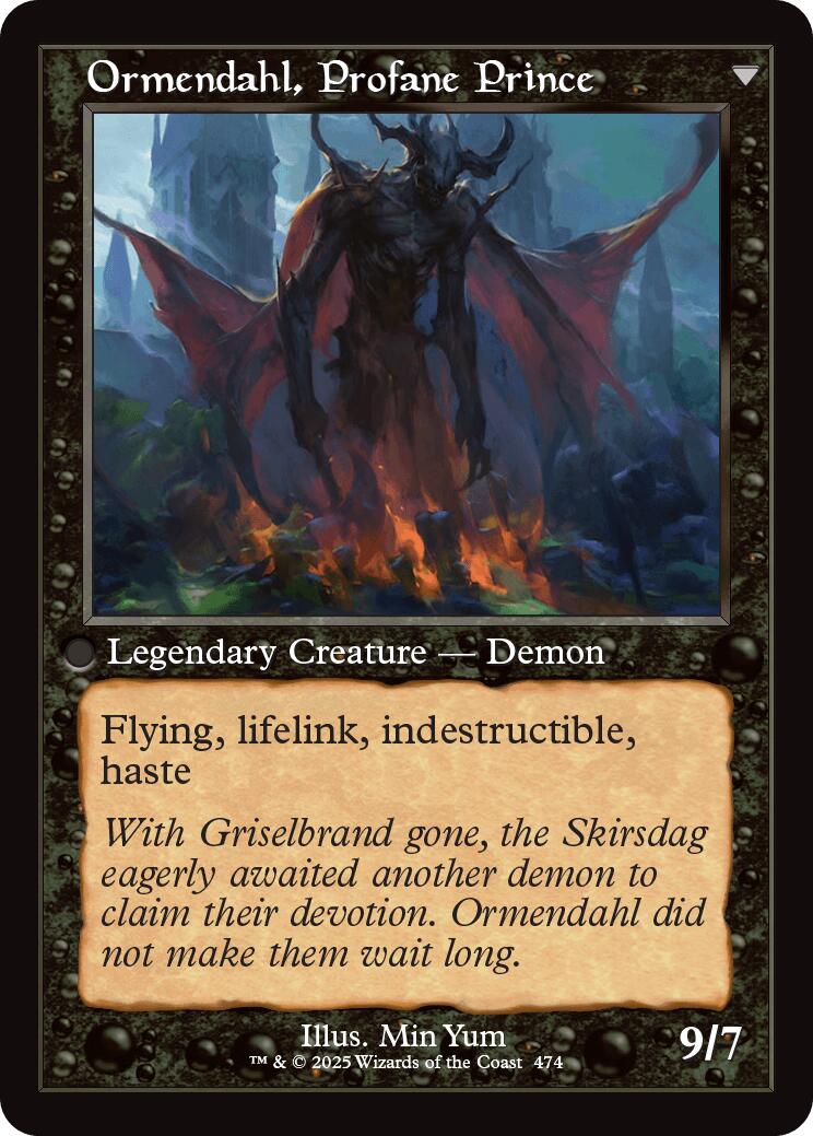 Westvale Abbey // Ormendahl, Profane Prince (INR-474) [Innistrad Remastered] Foil