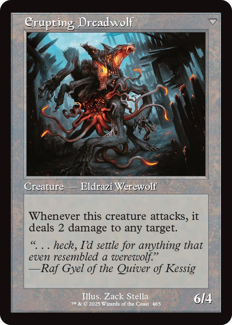 Smoldering Werewolf // Erupting Dreadwolf (INR-465) [Innistrad Remastered]
