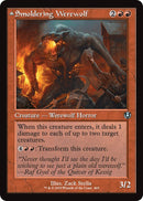 Smoldering Werewolf // Erupting Dreadwolf (INR-465) [Innistrad Remastered] Foil