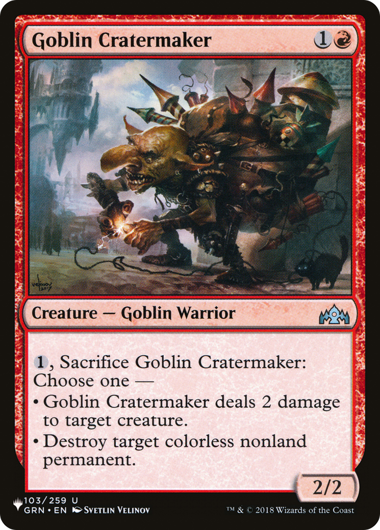 Goblin Cratermaker (LIST-GRN-103) [The List]