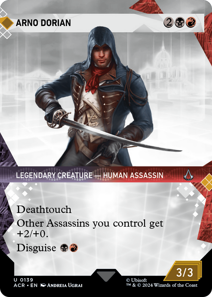 Arno Dorian (ACR-139) [Assassin's Creed]: (Showcase) (Borderless) Foil
