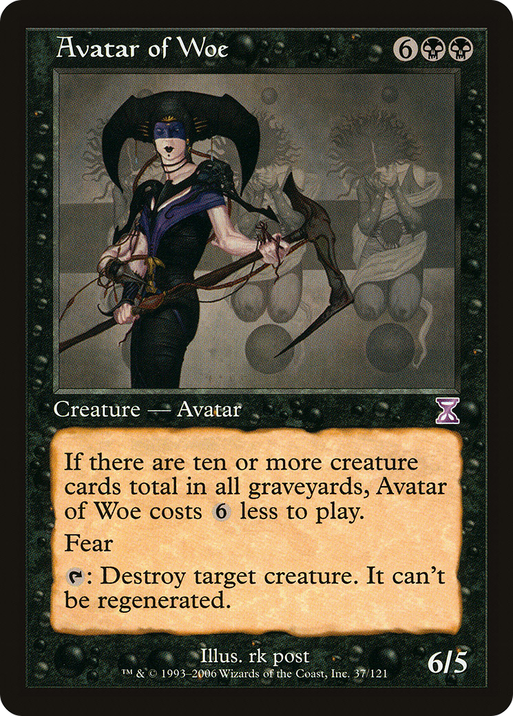Avatar of Woe (TSB-037) [Time Spiral Timeshifted] Foil