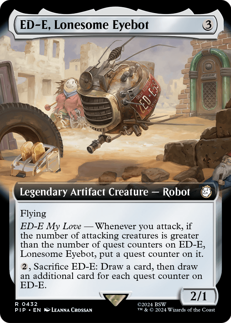 ED-E, Lonesome Eyebot (Extended Art) (PIP-432) [Fallout] Foil