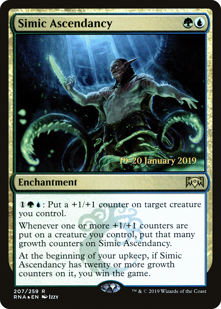 Simic Ascendancy (PRE-207S) [Ravnica Allegiance Promos] Foil
