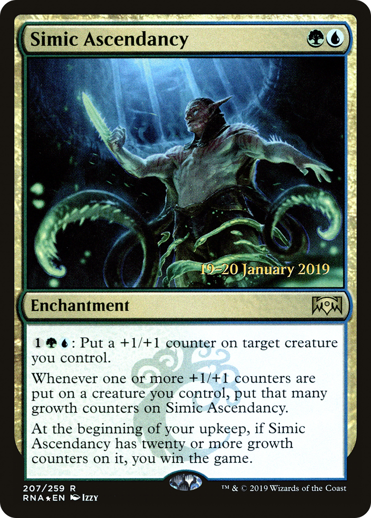 Simic Ascendancy (PRE-207S) [Ravnica Allegiance Promos] Foil