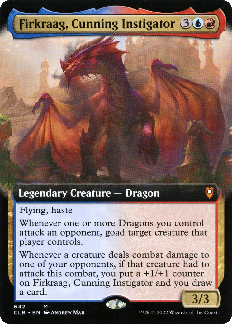 Firkraag, Cunning Instigator (Extended Art) (CLB-642) [Commander Legends: Battle for Baldur's Gate]