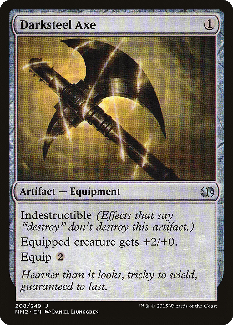 Darksteel Axe (MM2-208) [Modern Masters 2015]