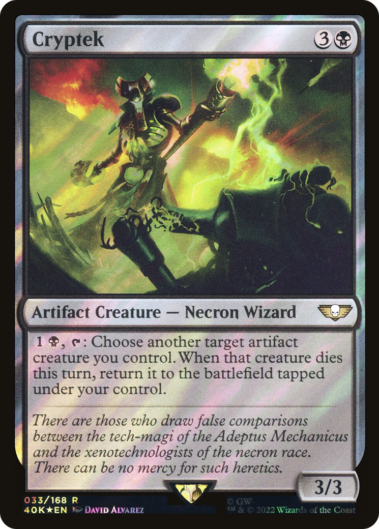 Cryptek (40K-33★) [Warhammer 40,000 Commander] Foil