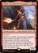 Neheb, Dreadhorde Champion (WAR-140) [War of the Spark] Foil