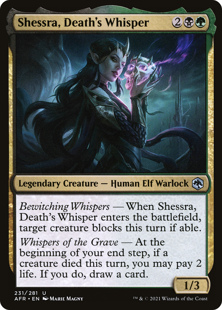 Shessra, Death's Whisper (AFR-231) [Adventures in the Forgotten Realms]
