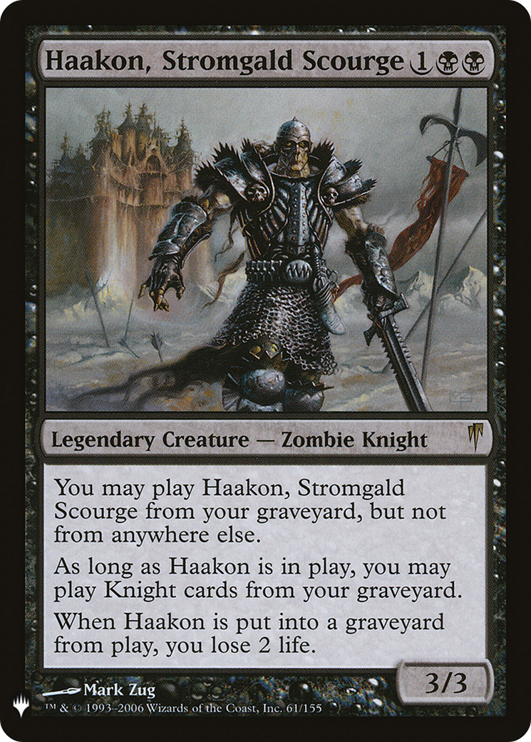 Haakon, Stromgald Scourge (LIST-CSP-61) [The List]