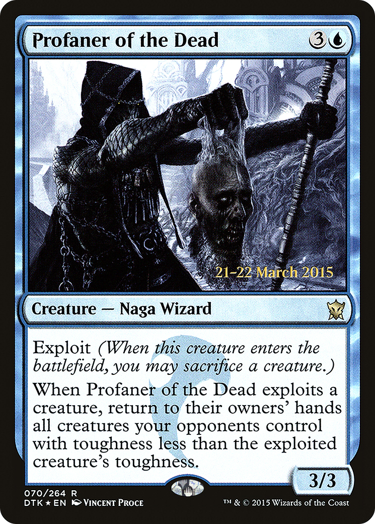 Profaner of the Dead (PRE-70S) [Dragons of Tarkir Promos] Foil